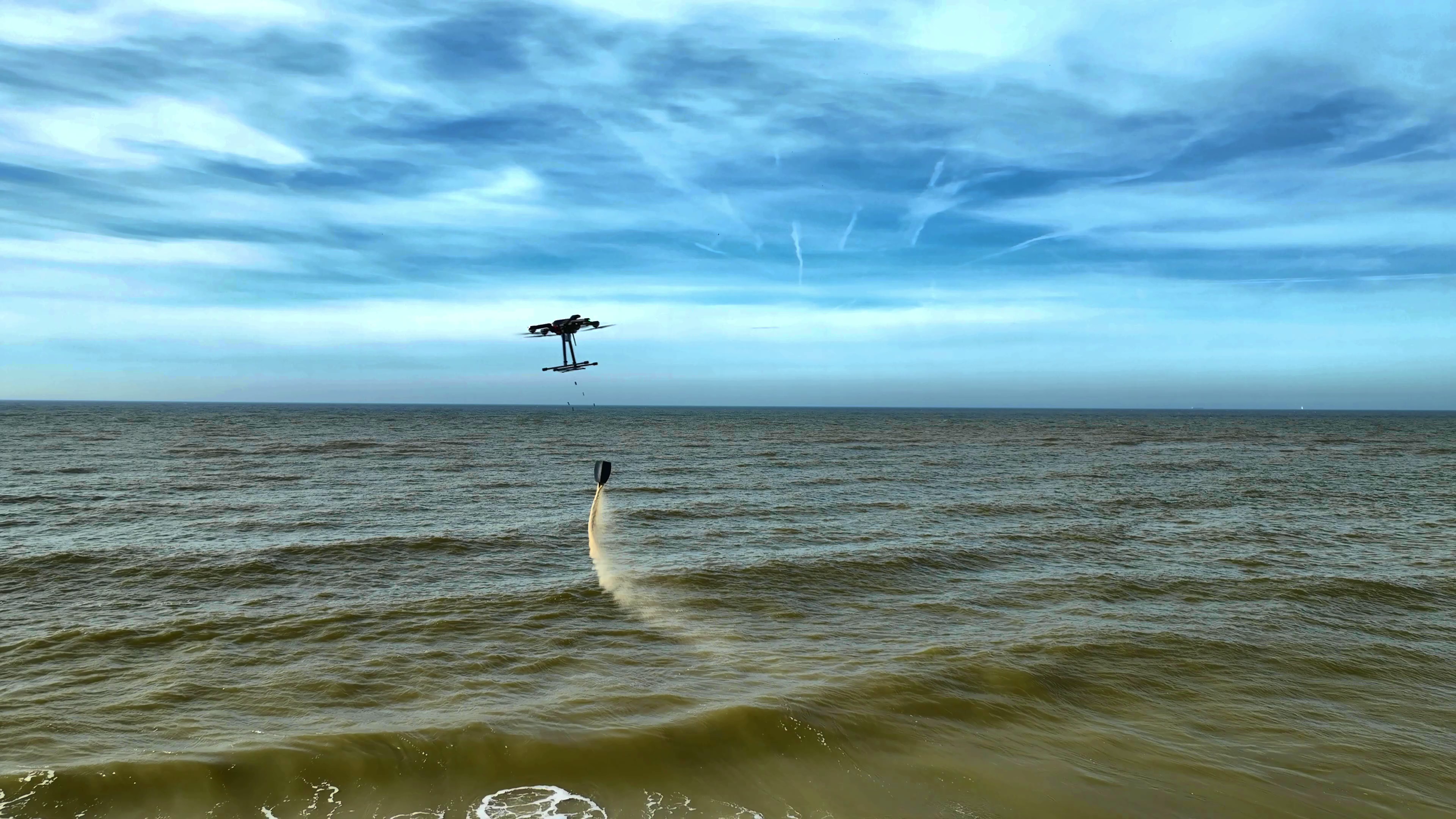 Asverstrooiing met een drone